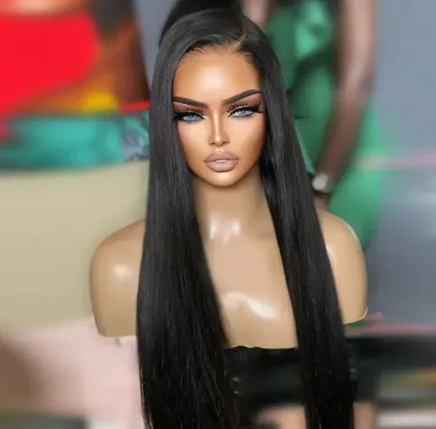 No Glue HD Lace Pre Cut Straight Lace Front Wig