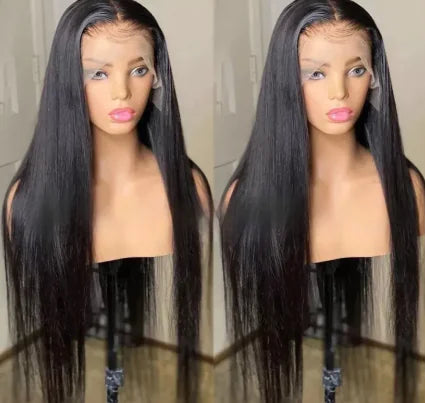 American Fiber Front Lace Black Classic Wig