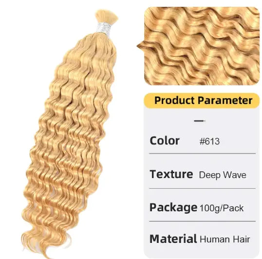 Deep Wave Women's Hair Extension Hair Bulk