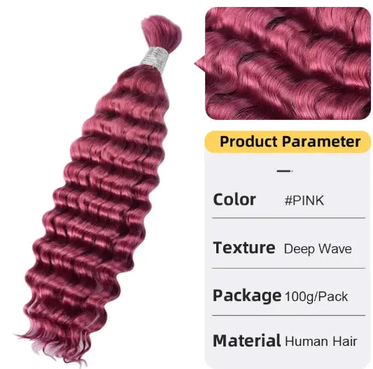 Deep Wave Women's Hair Extension Hair Bulk