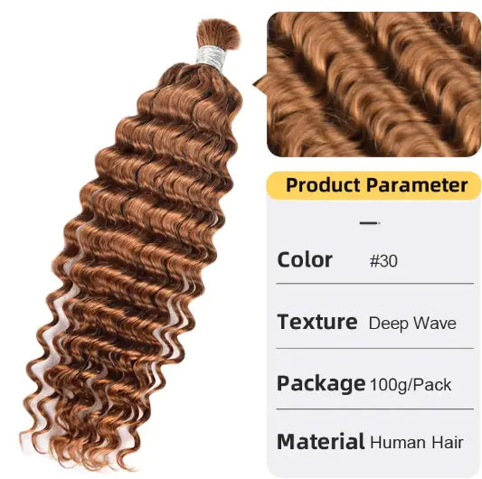 Deep Wave Women's Hair Extension Hair Bulk