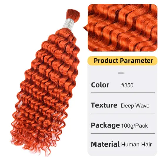 Deep Wave Women's Hair Extension Hair Bulk