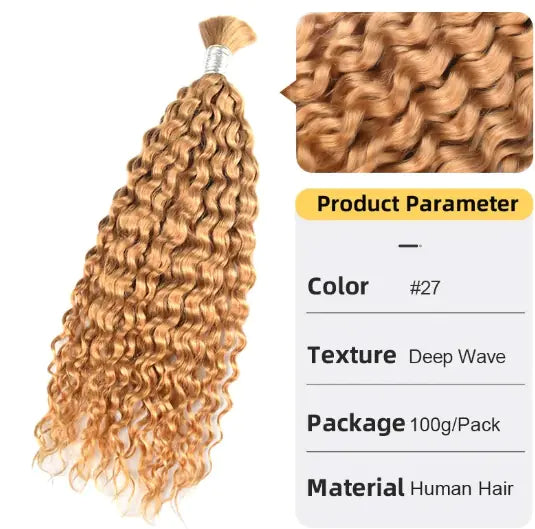 Deep Wave Women's Hair Extension Hair Bulk